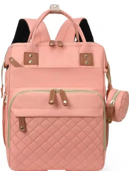 La mochila que toda mamá necesita: Pañalera, cuna y térmico en uno solo