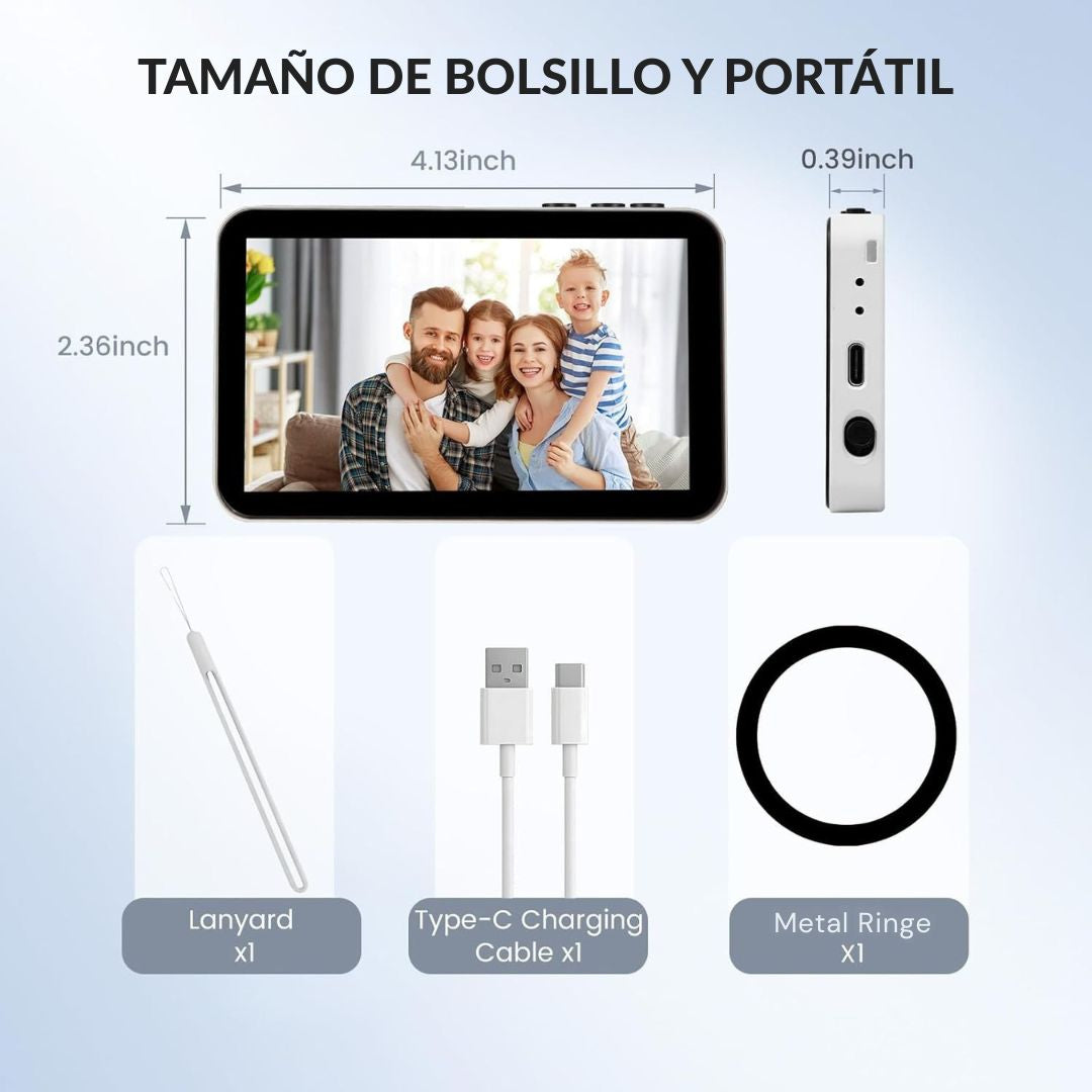 SelfieMax® Graba, encuadra y sonríe sin adivinar!