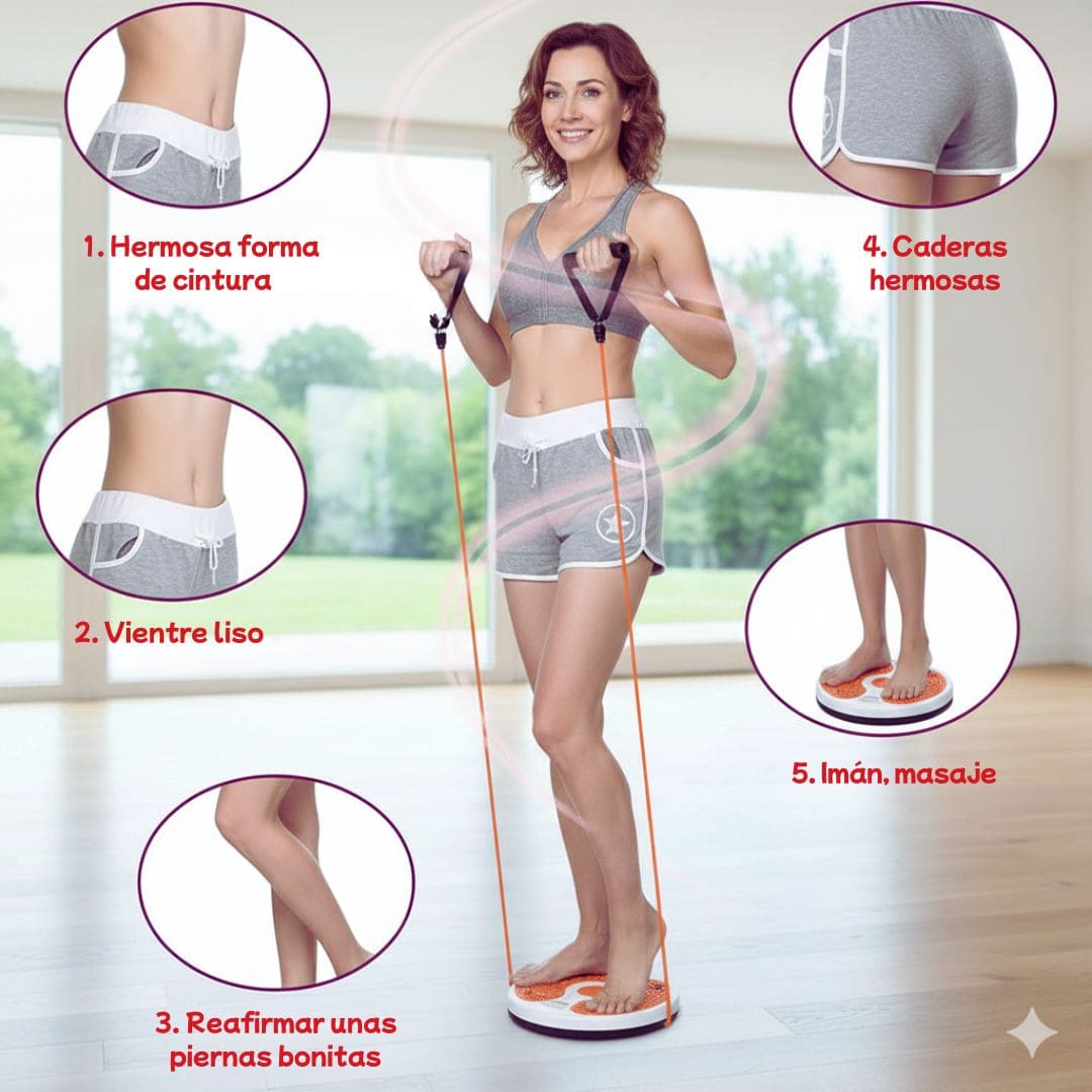 Waist Twister® Muévete en casa, sin rutinas, ni gimnasio.