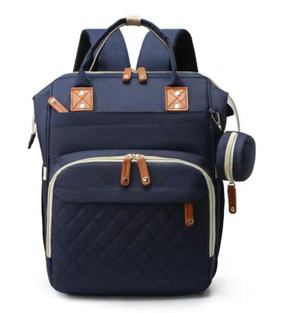 La mochila que toda mamá necesita: Pañalera, cuna y térmico en uno solo