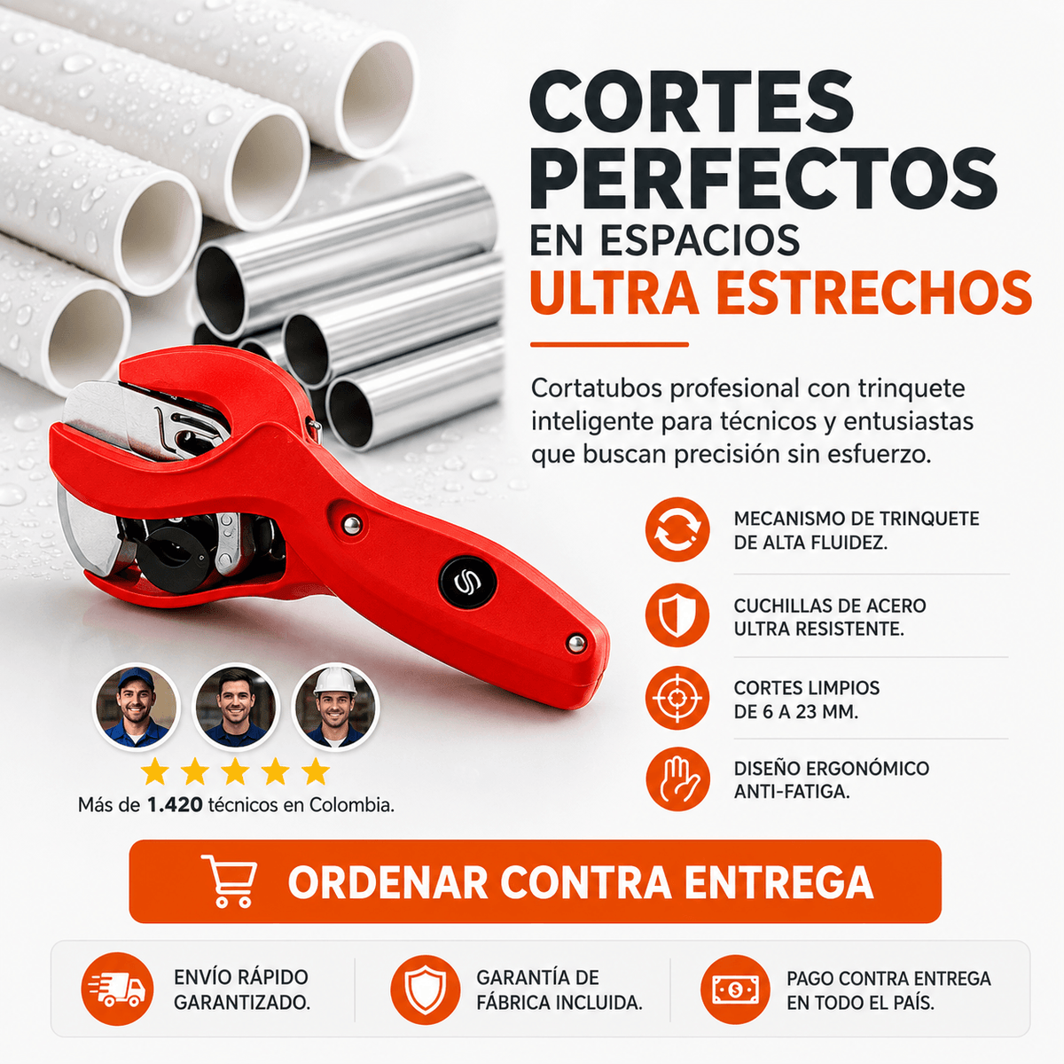 PIPECUTTER® Cortes precisos para trabajos exigentes!