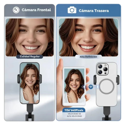 SelfieMax® Graba, encuadra y sonríe sin adivinar!