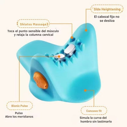 Tensión en el cuello? Siente alivio real con la almohada Bionic Pulse™
