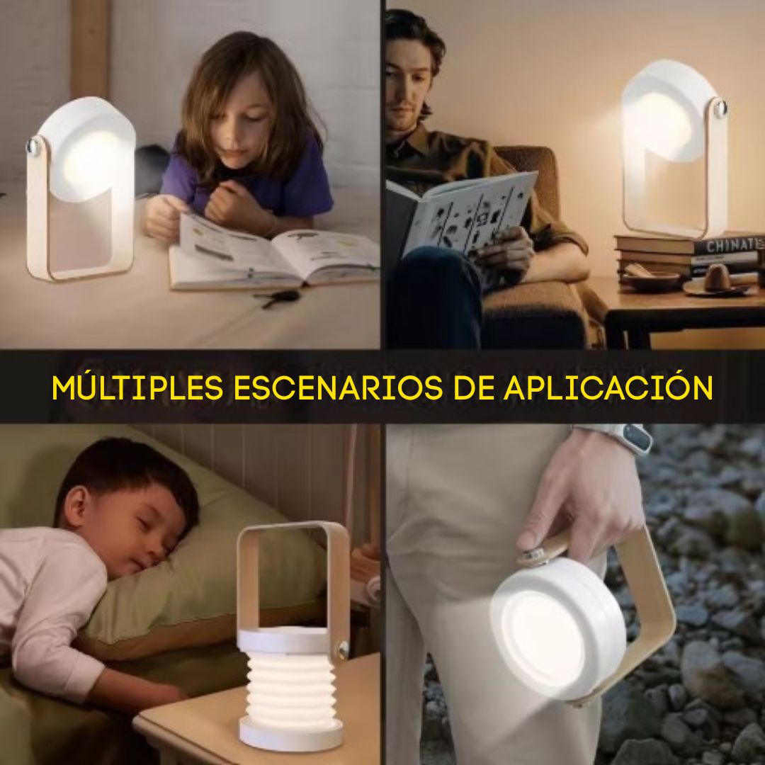 Lámpara Plegable LED. Crea el ambiente perfecto donde estés!