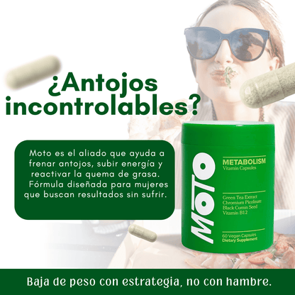 Positiv Moto® El control para tus antojos sin restricciones.